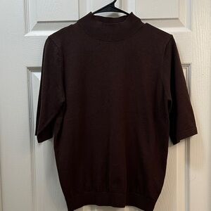 Mystree Brown Turtleneck Sweater